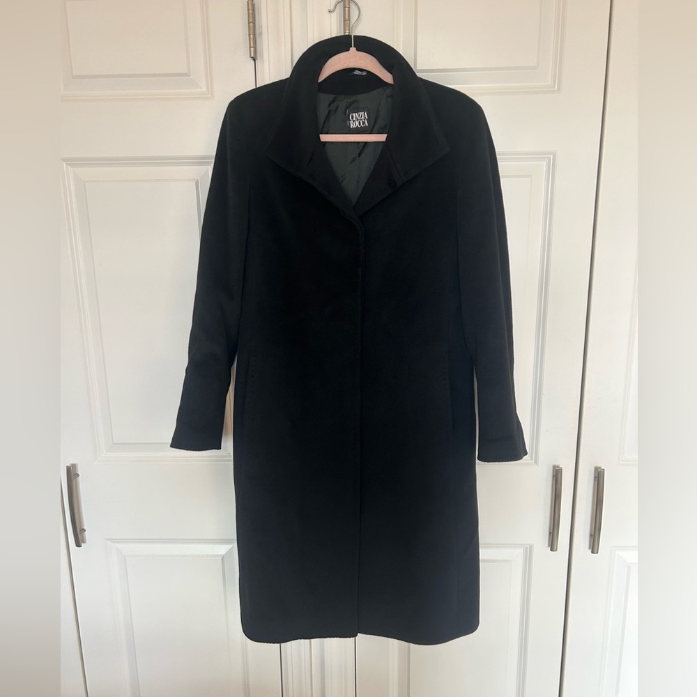 Cinzia Rocca Wool and Cashmere Blend Coat